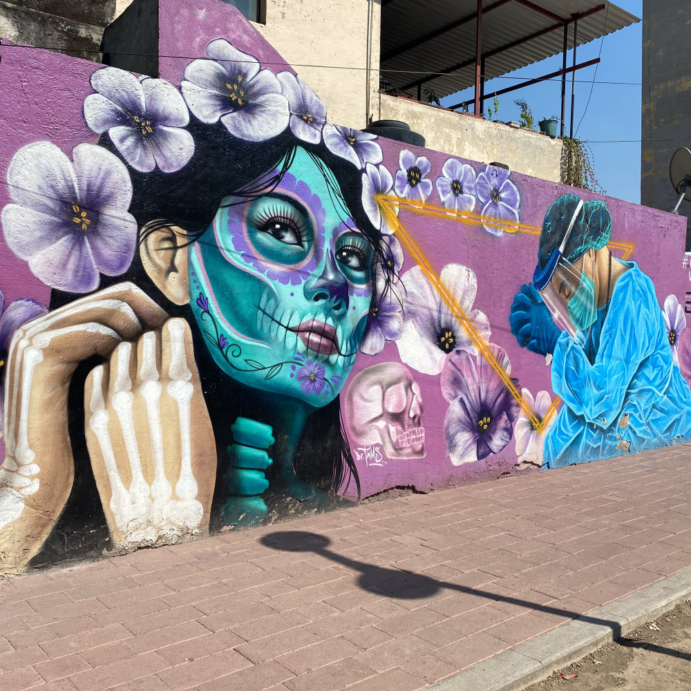 mural in Ciudad de México by artist unknown.