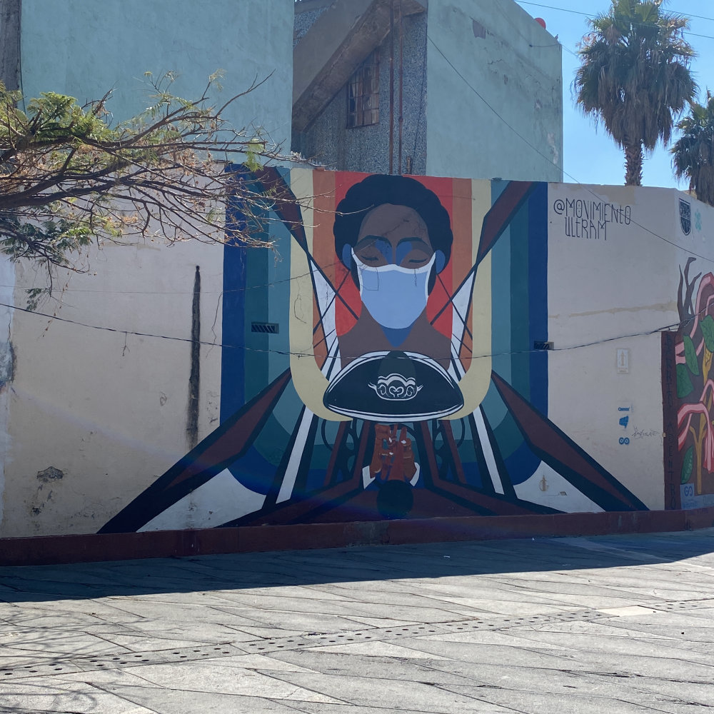 mural in Ciudad de México by artist unknown.