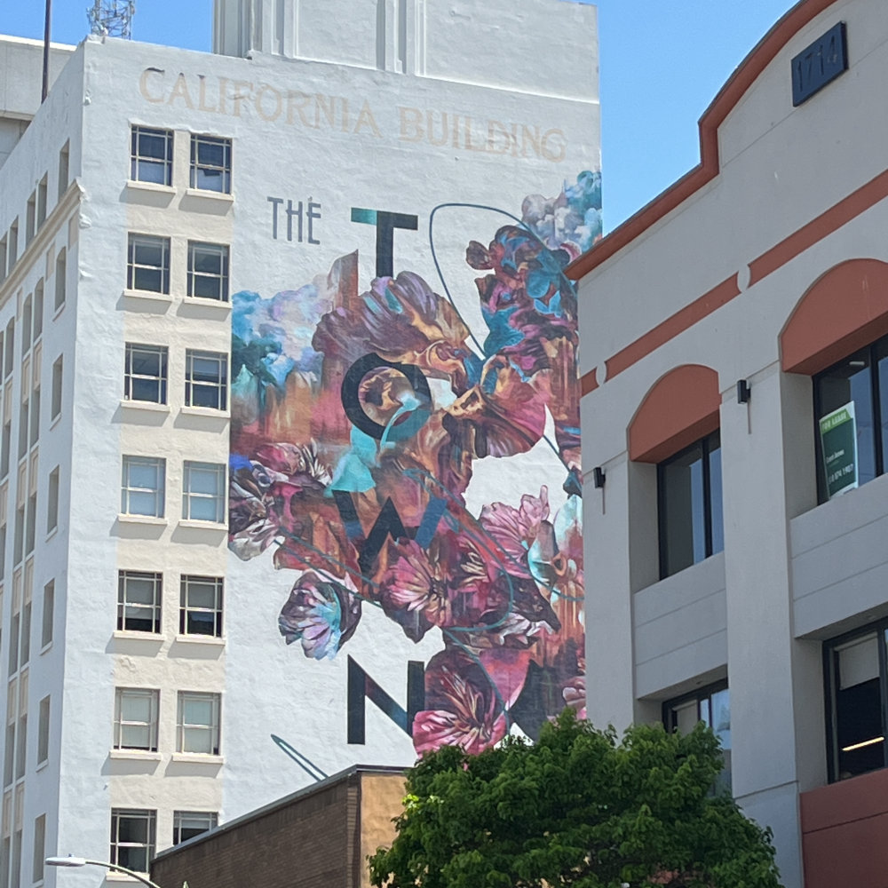 mural in Oakland by artist unknown.