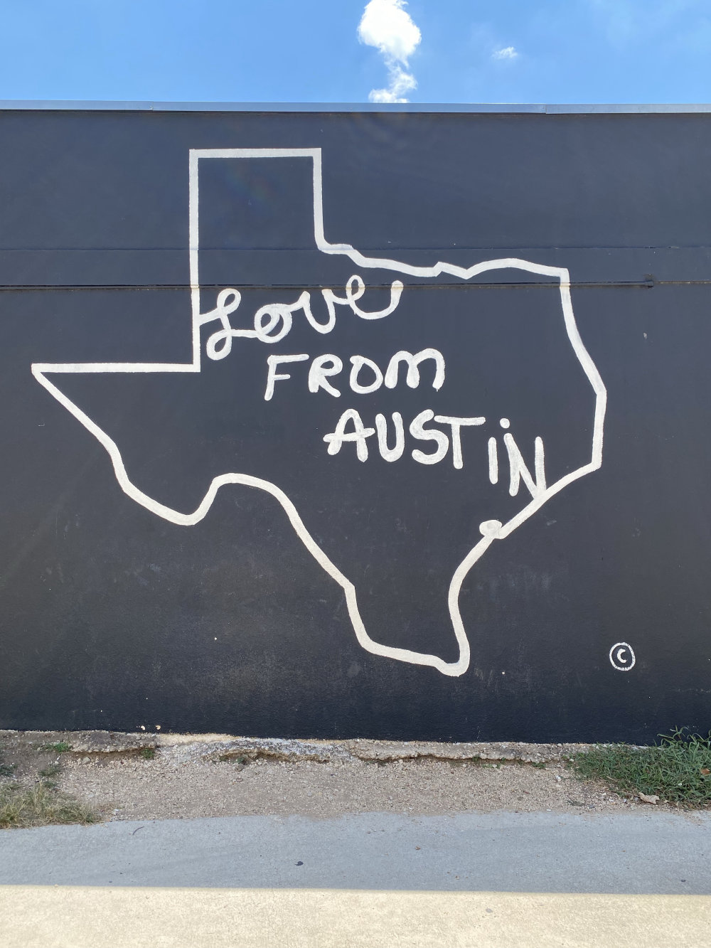 mural in Austin by artist Charley Copp.