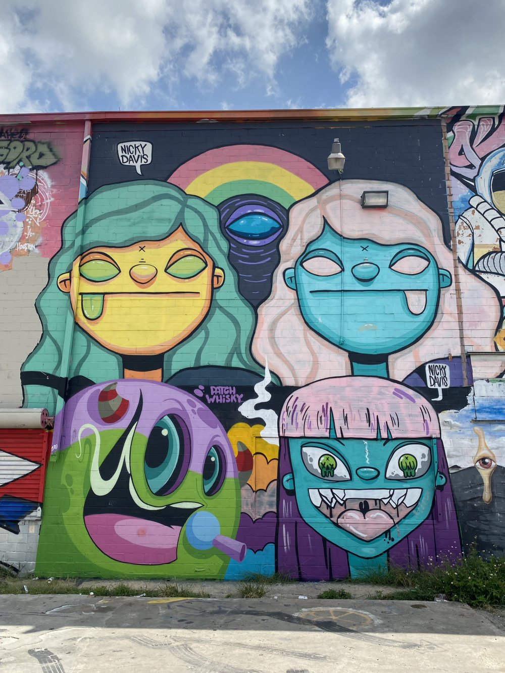 mural in Houston by artist Nicky Davis.