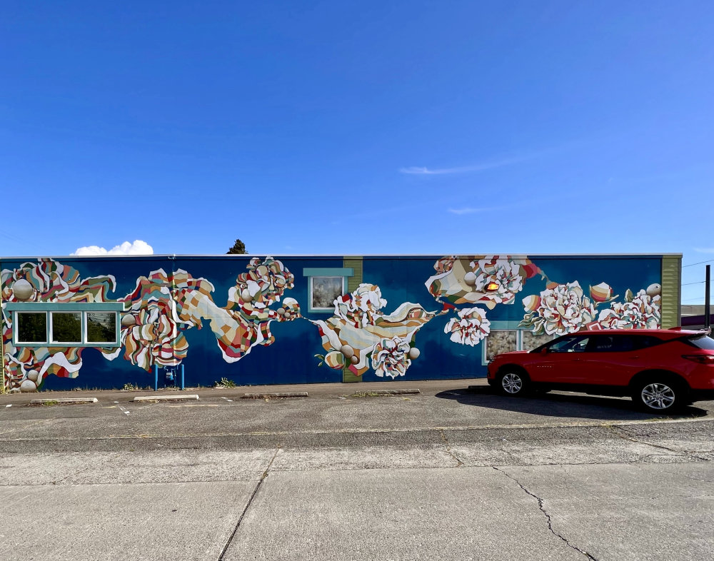 mural in Tacoma by artist unknown.