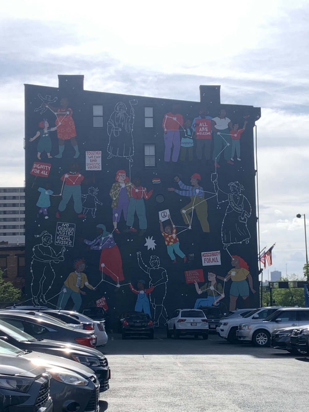 mural in Cincinnati by artist unknown.