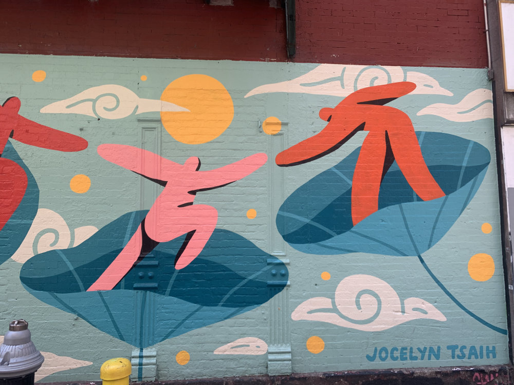 mural in New York by artist Jocelyn Tsaih.