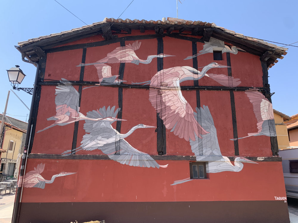 mural in Agés by artist unknown.