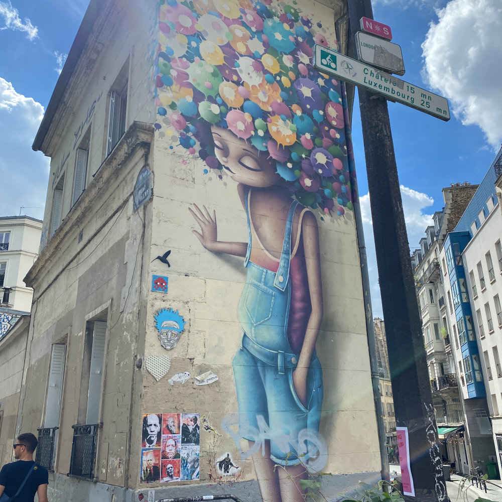 mural in Paris by artist unknown.
