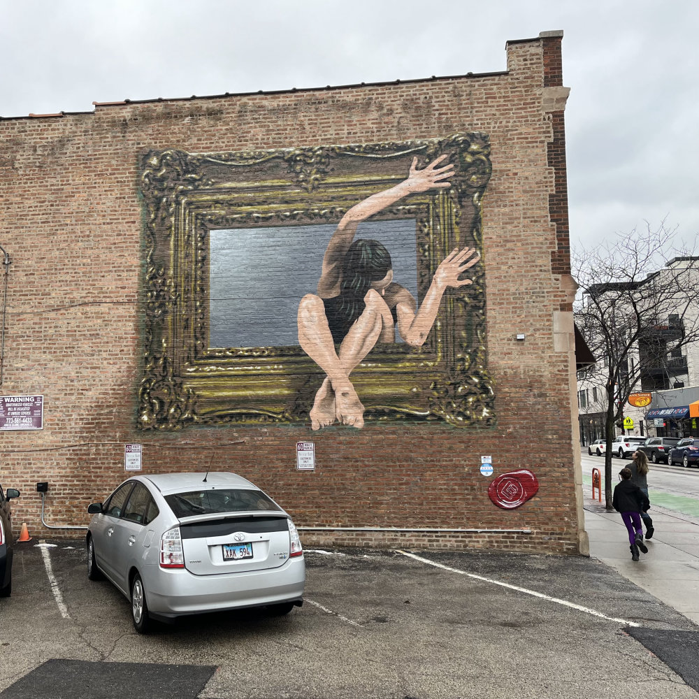 mural in Chicago by artist E.LEE.