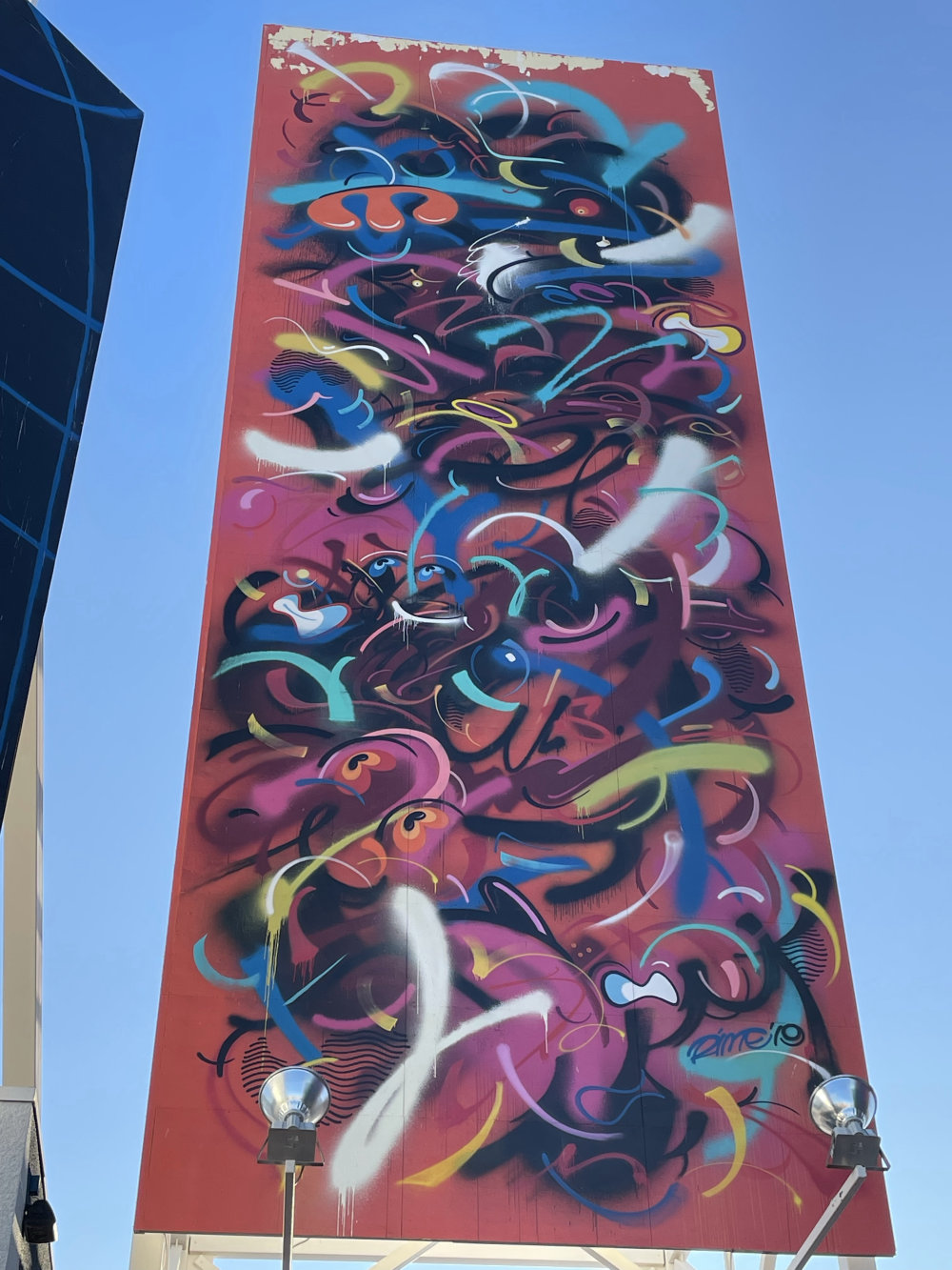 mural in Primm by artist unknown.