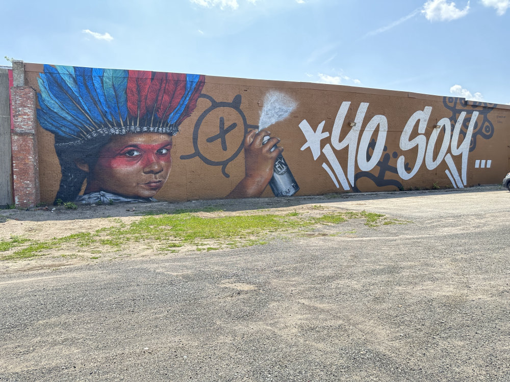 mural in Holyoke by artist GoFive.