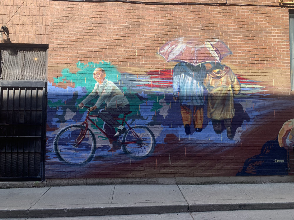 mural in Toronto by artist unknown.