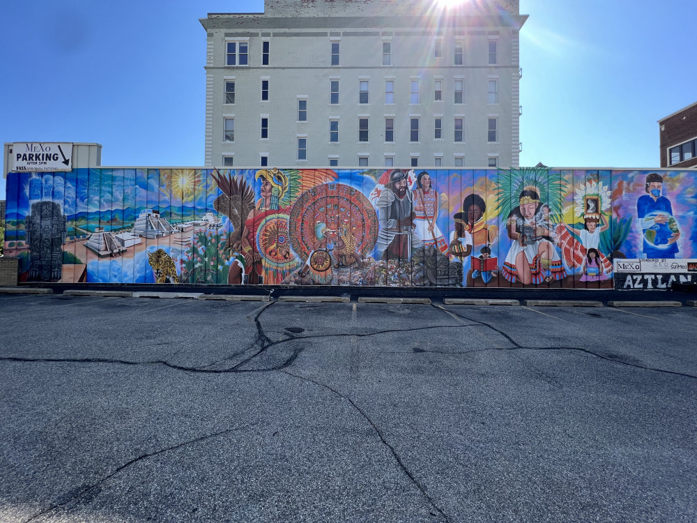 mural in Grand Rapids by artist Arturo Morales Romero.