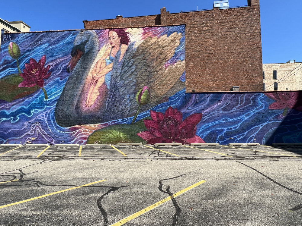 mural in Grand Rapids by artist Natalia Rak.