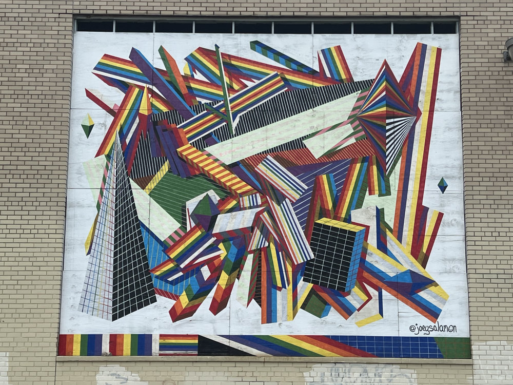 mural in Detroit by artist Joey Salamon.