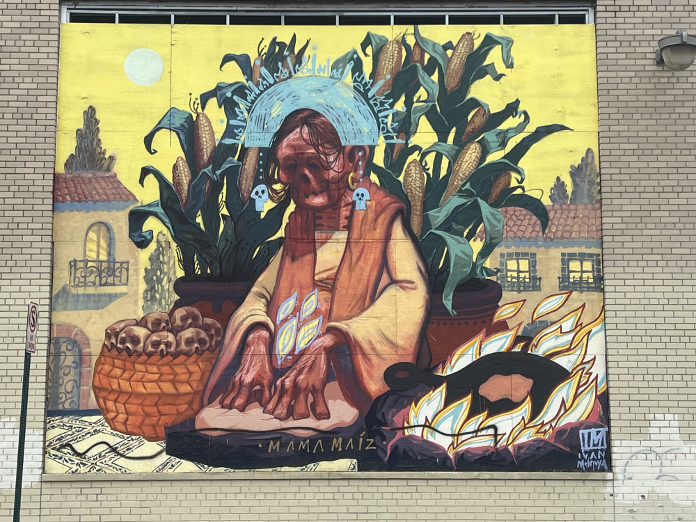 mural in Detroit by artist Ivan Montoya.