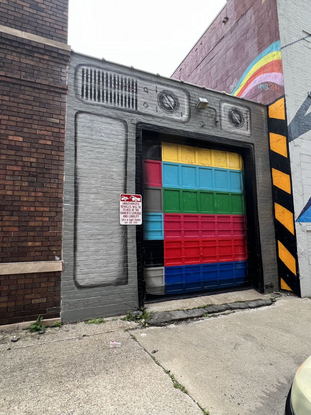 mural in Detroit by artist Denial.