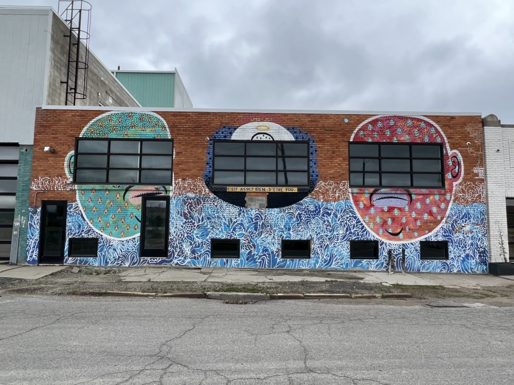 mural in Detroit by artist Kashink.