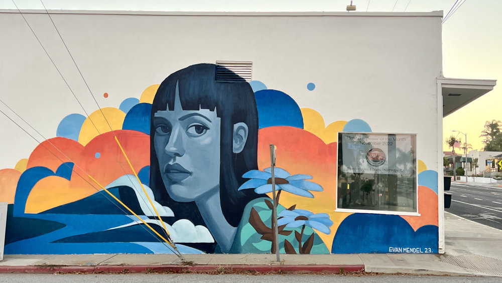 mural in Ventura by artist Evan Mendel.