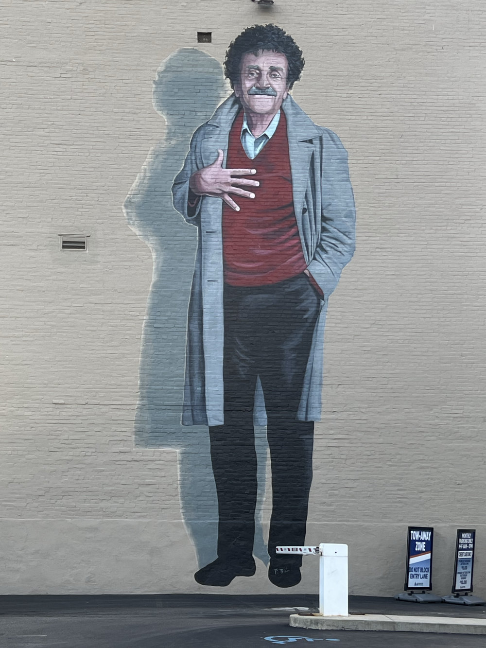 mural in Indianapolis by artist Pamela Bliss. Tagged: Kurt Vonnegut