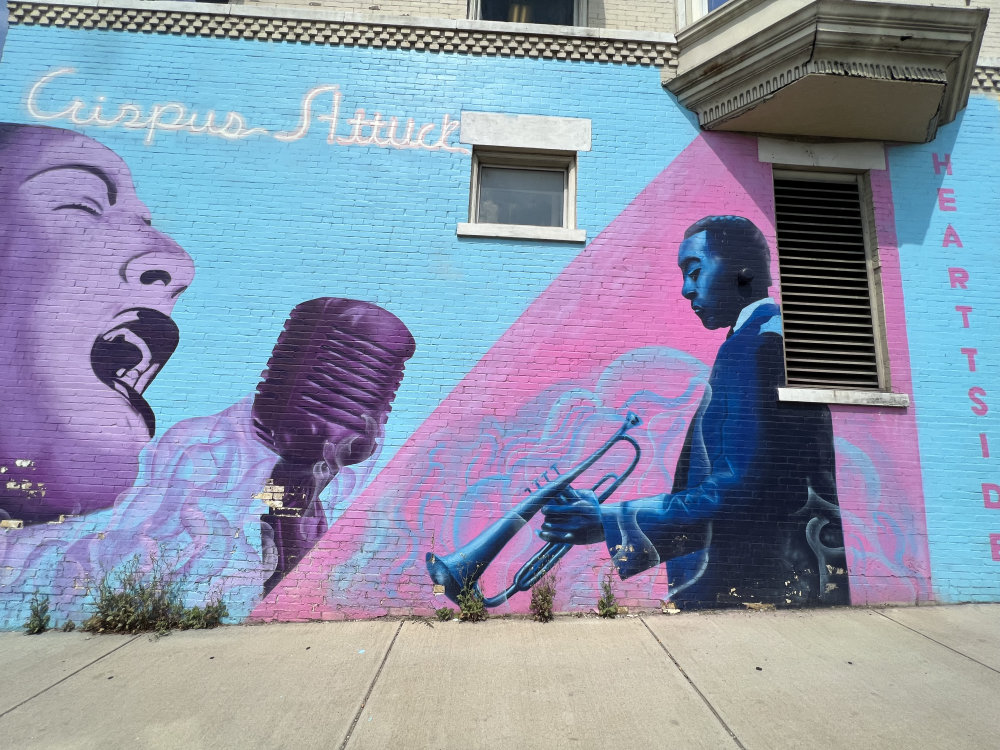 mural in Grand Rapids by artist Edwin Anderson.
