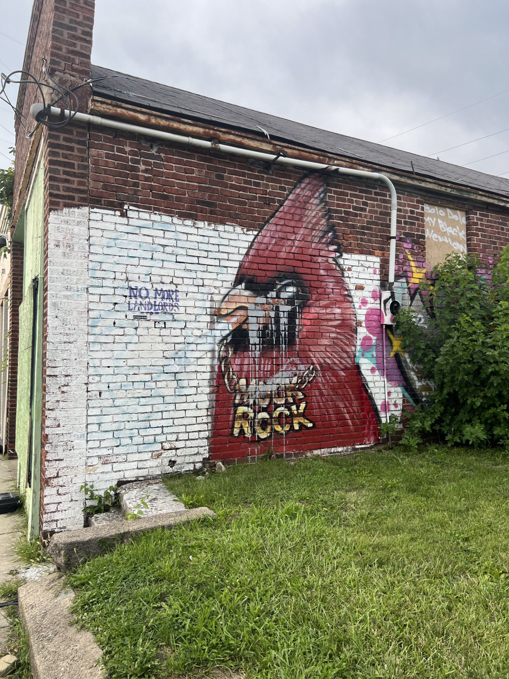mural in Indianapolis by artist Jules Muck.