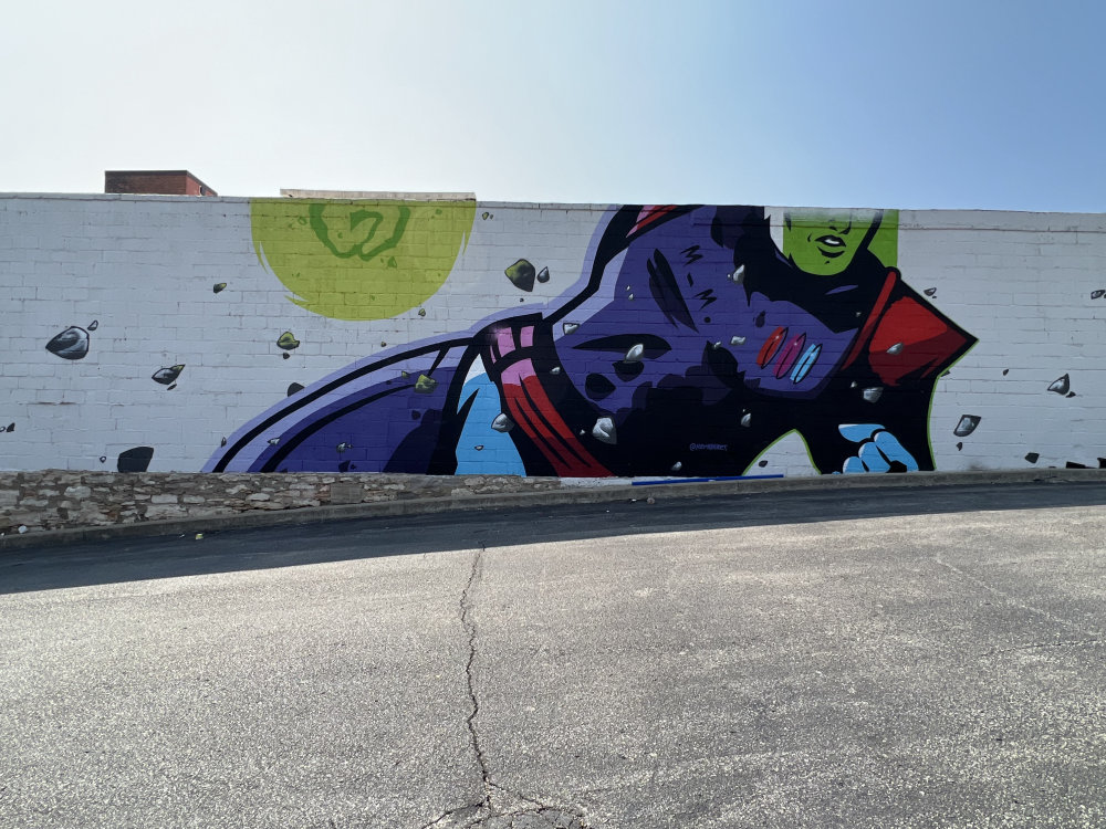 mural in Kansas City by artist MDMN.