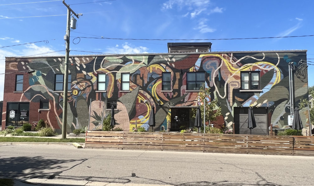 mural in Grand Rapids by artist Kyle DeGroff.