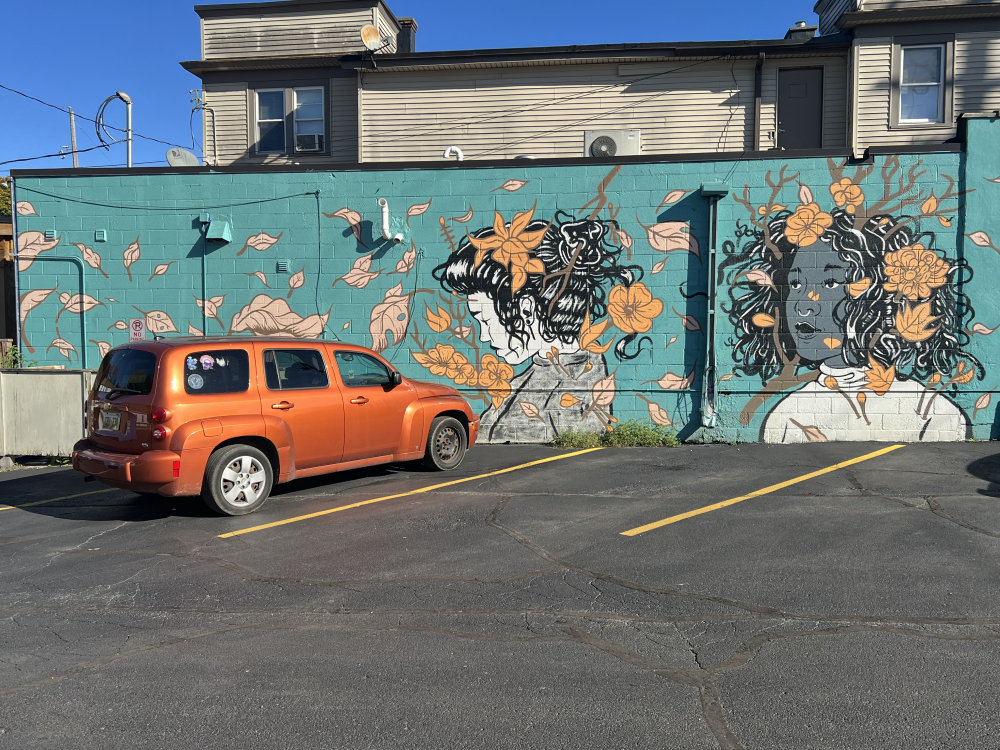 mural in Grand Rapids by artist Kyle Brand.