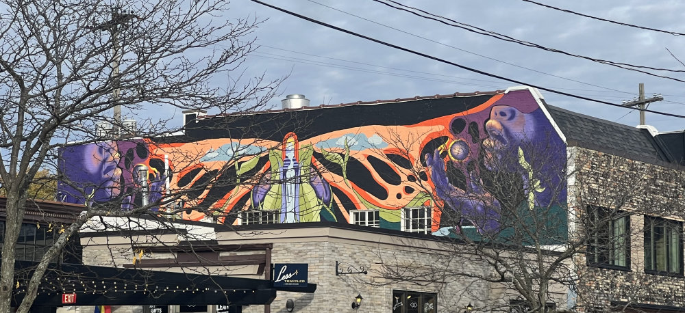 mural in Grand Rapids by artist unknown.